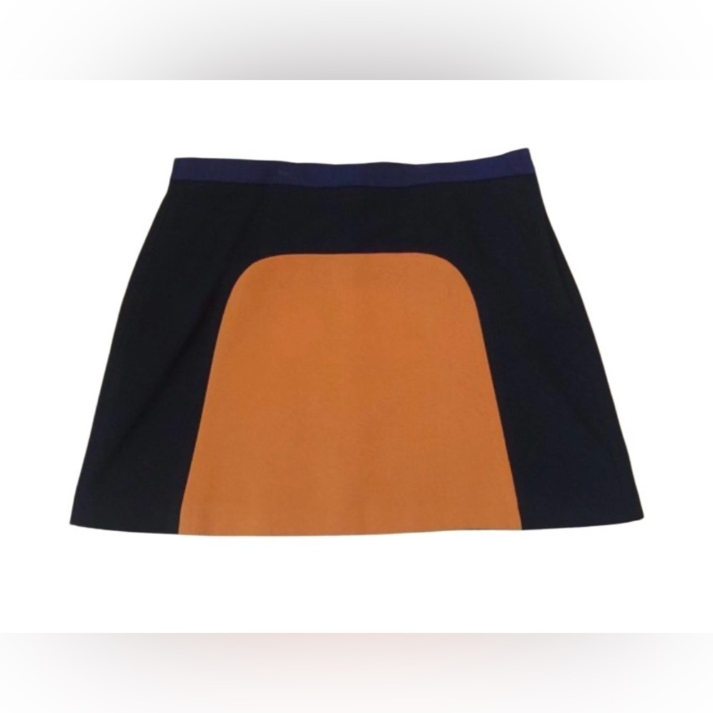 Stylish Orange and Black Women's Skirt - Picture 2 of 9